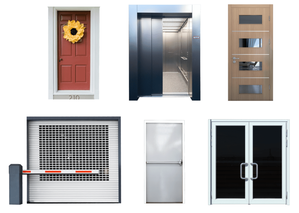 RemoteLock secures many business doors and residential doors.