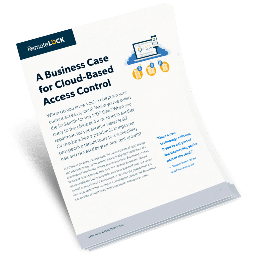 business case for cloud based access control