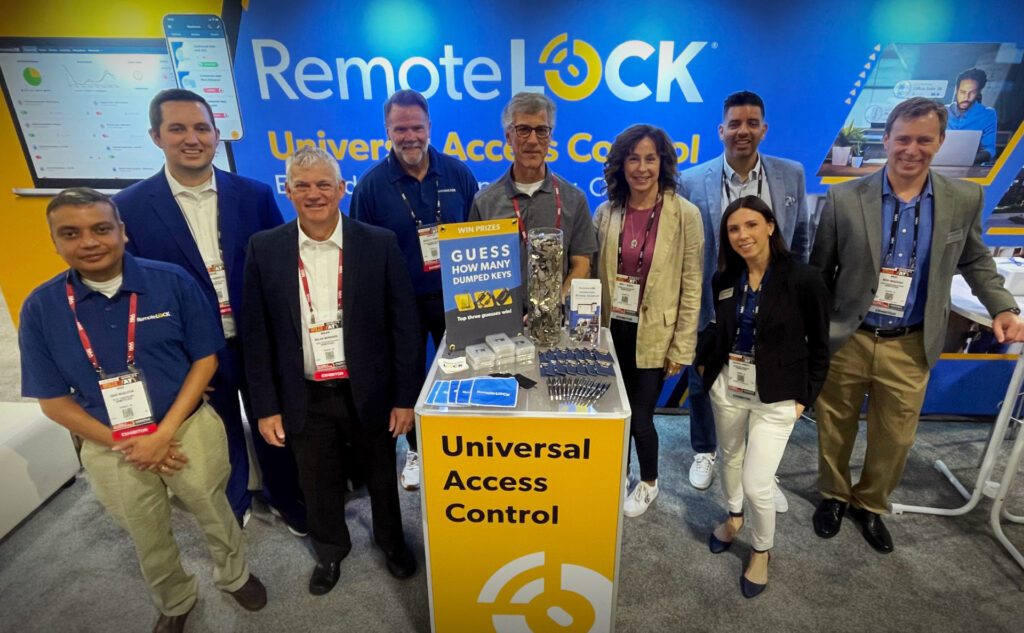 RemoteLock's Team Photo from Apartmentalize 2023