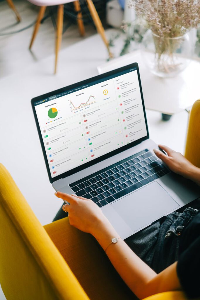 RemoteLock Software Dashboard