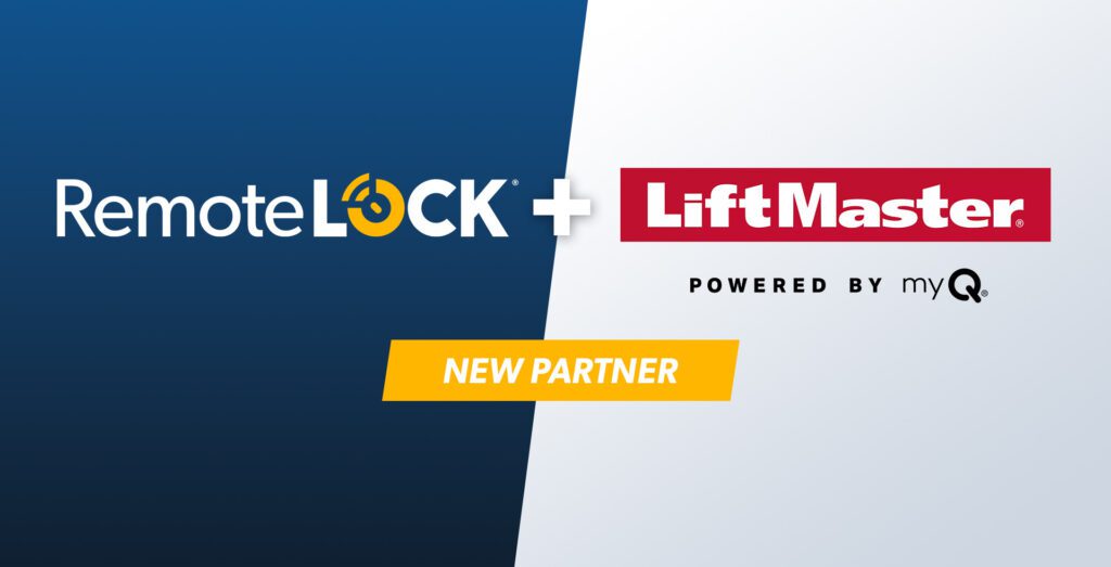 RemoteLock + LiftMaster Powered by myQ Logos