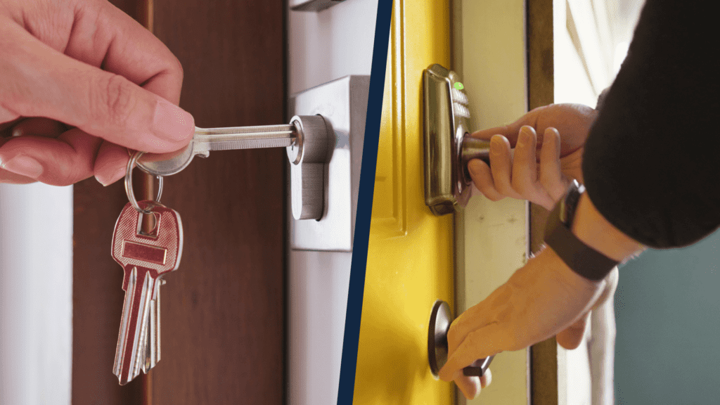 keyed locks vs smart locks for access control