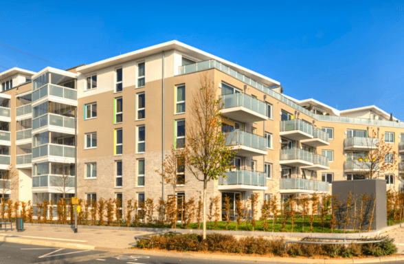 a large multifamily property with RemoteLock